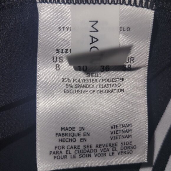 MAGICSUIT Black/White Borderline Stripe Carly Tankini. Size 8. New With Tag $118 - Picture 6 of 6